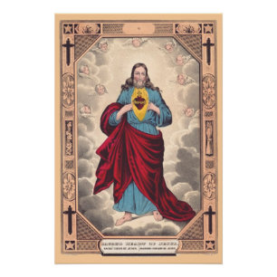 Pôster O Sagrado Coração de Jesus