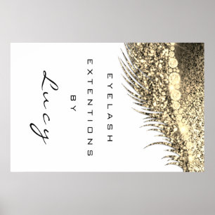 Poster O salão de beleza do maquilhador chicoteia o