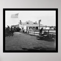 O Salão de Jantar Hygeia no Fort Monroe 1864