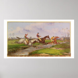 Poster O Salto de Água: o Steeplechase do outono em Balla