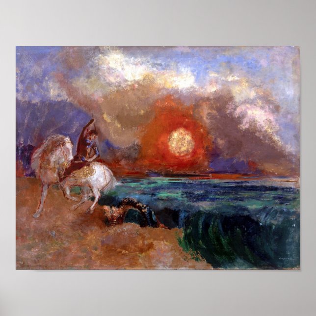 Poster O santo George e o Dragão (Frente)