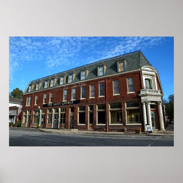 Poster O Santo George Hotel, Weston, Missouri (Frente)