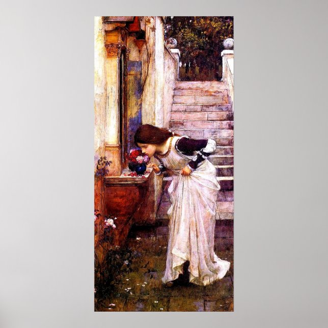 Poster O Santuário de John William Waterhouse (Frente)