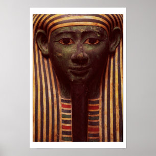 Pôster O sarcófago do detalhe de Psametik (664-610BC) de
