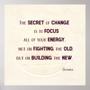 Pôster O segredo da mudança