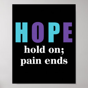 Poster O Semicolão Segura Na Dor Termina A Consciência Do