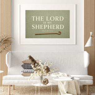 Poster O SENHOR É MEU PASTOR Cristão