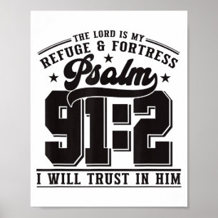 Poster O Senhor É Meu Refúgio & Fortaleza – Salmo 91_2