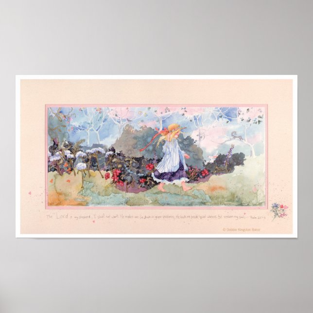 Pôster O SENHOR é minha pastora-pastora. (Frente)