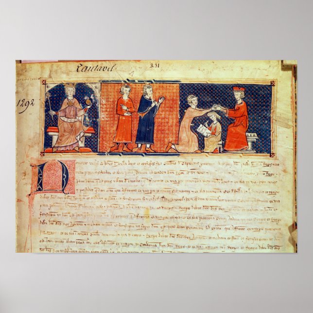 Poster O senhor feudal pregando seu sermão (Frente)