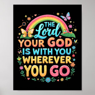 Poster O Senhor Seu Deus Cristão Vbs 2025 True North Ro