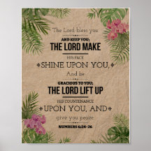 O Senhor te abençoe, Números 6:24-26