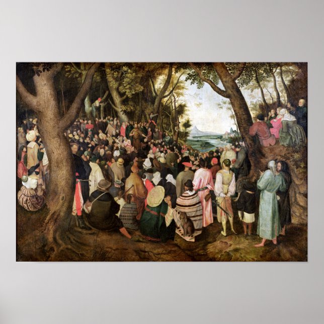 Pôster O Sermão das Ruas, João Batista (Frente)