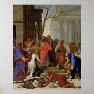 Pôster O sermão de St Paul em Ephesus, 1649