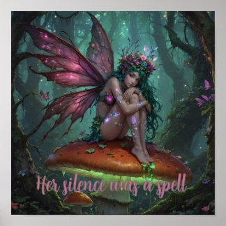 Poster O seu silêncio foi um feitiço