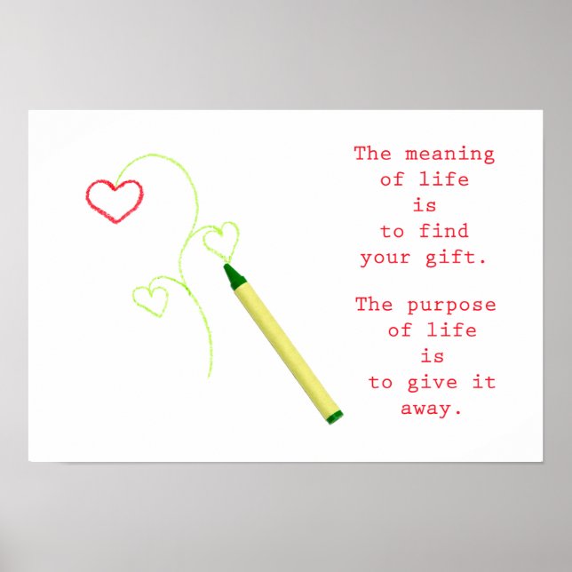 Poster O significado da vida (Frente)