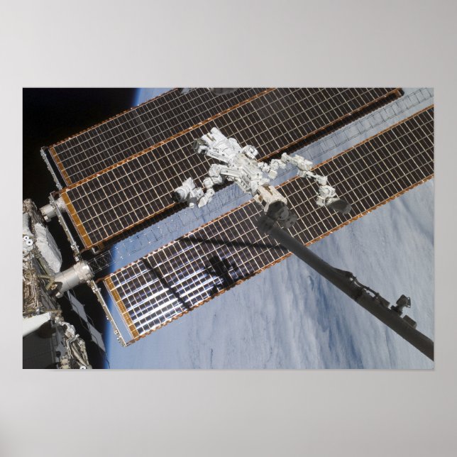 Poster O sistema robótico Dextre construído no Canadá 2 (Frente)