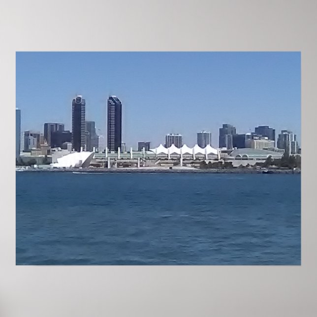 Poster O Skyline de San Diego (Frente)