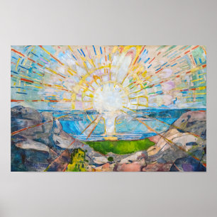 Poster O Sol 1909 Edvard Munch