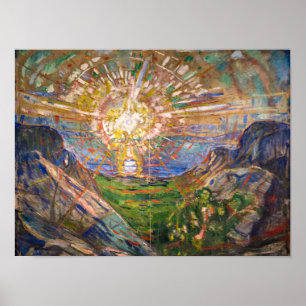 Poster O Sol 1916 Edvard Munch