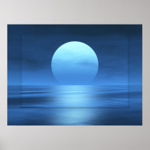 Pôster O sol azul