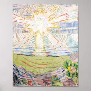 Poster O Sol De Edvard Munch