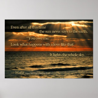 Pôster O Sol Nunca Diz