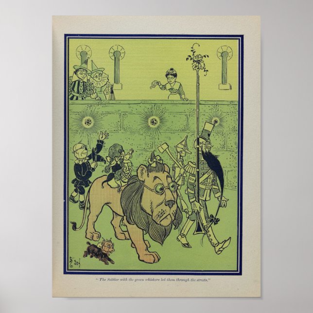 Poster O Soldado Com as Suíças Verdes os Liderou  (Frente)