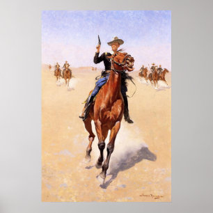 Pôster O soldado por Frederic Remington