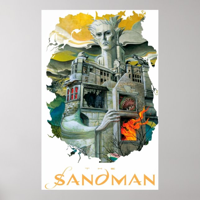 Poster O sonho da casa do Sandman morpheus (Frente)