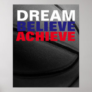 Poster O sonho da motivação acredita consegue o