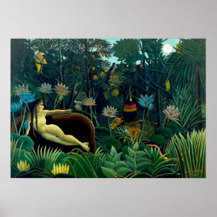Poster O Sonho de Henri Rousseau