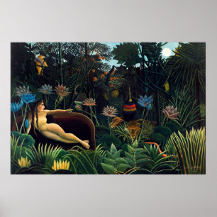 Poster O Sonho de Henri Rousseau