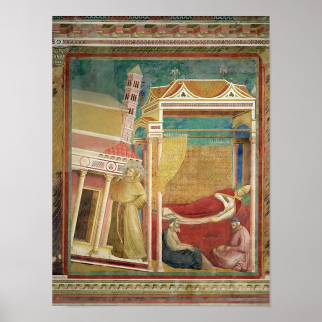 Pôster O Sonho de Inocent III, 1297-99 (Frente)