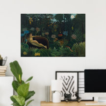 O Sonho (Le Rêve Exotique) por Henri Rousseau