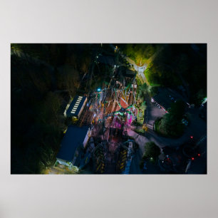 Poster O Sorriso Do Drone Noturno   Alton Towers Resort