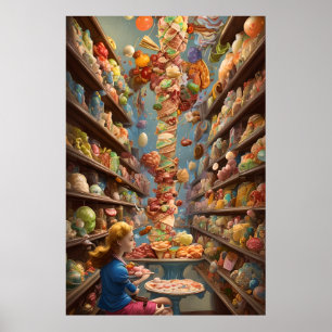 Poster O sorvete e o compro Lollie para todos