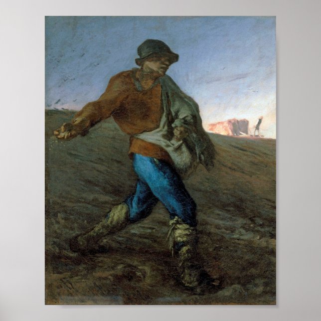 Poster O Sower, Jean-Francois Millet (Frente)
