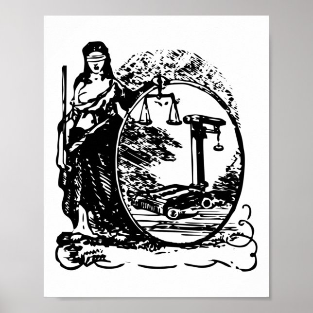 Poster O Sticker Lady Of Justice (Frente)