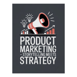Pôster O Storytelling de Marketing de Produto Encontra a