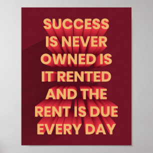 Poster O Sucesso Nunca É Proprietário, É?