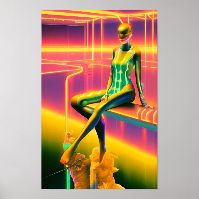 Poster O Surrealismo do Deep Ken Gage (Frente)