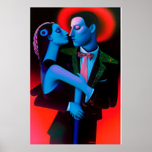 Poster O Surrealismo do Namorados Ken Gage