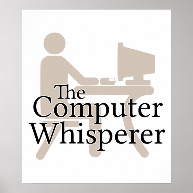 Pôster O Sussuro do Computador (Frente)
