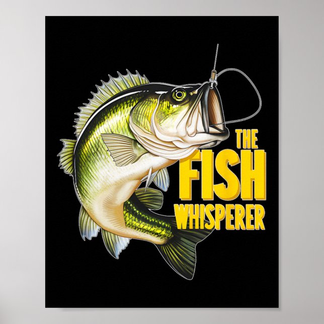 Poster O Sussurrador de Peixes Presente de Novidade de Pe (Frente)