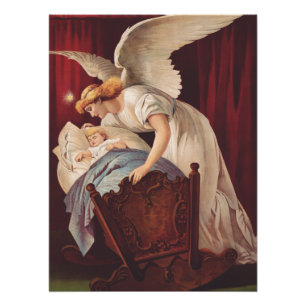 Pôster O sussurro do anjo perto do berço