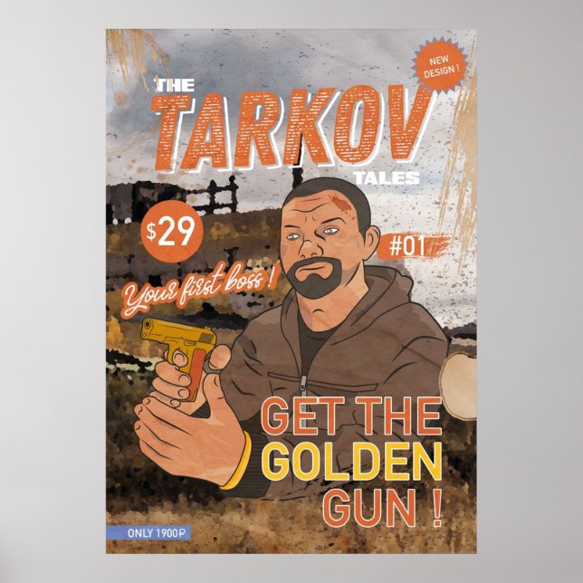 Poster O Tarkov Tales 01 Fuga de Tarkov Reshala (Frente)