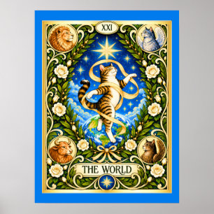 Poster O Tarot do Gato Mundial - Conclusão e Totalidade