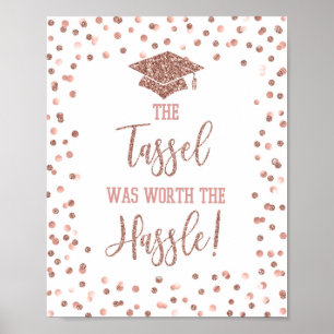 Poster O Tassel valia o Sinal de Graduação de Hassle