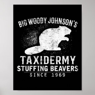 Poster O taxidermia do Big Woody Johnson, Beavers